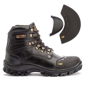 Bota 2190 Preto Látego Bico PVC